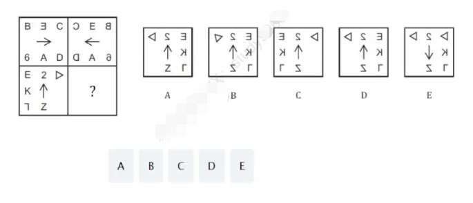 UKiset考试图形推理真题