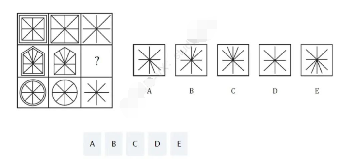 UKiset考试图形推理真题