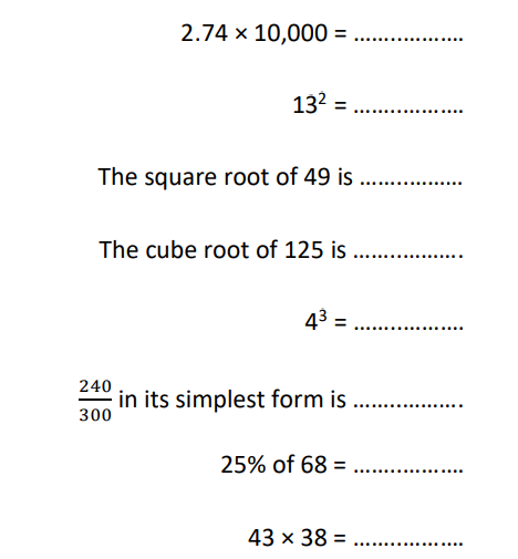 2024伦敦城市中学City of London School 11+数学入学考试