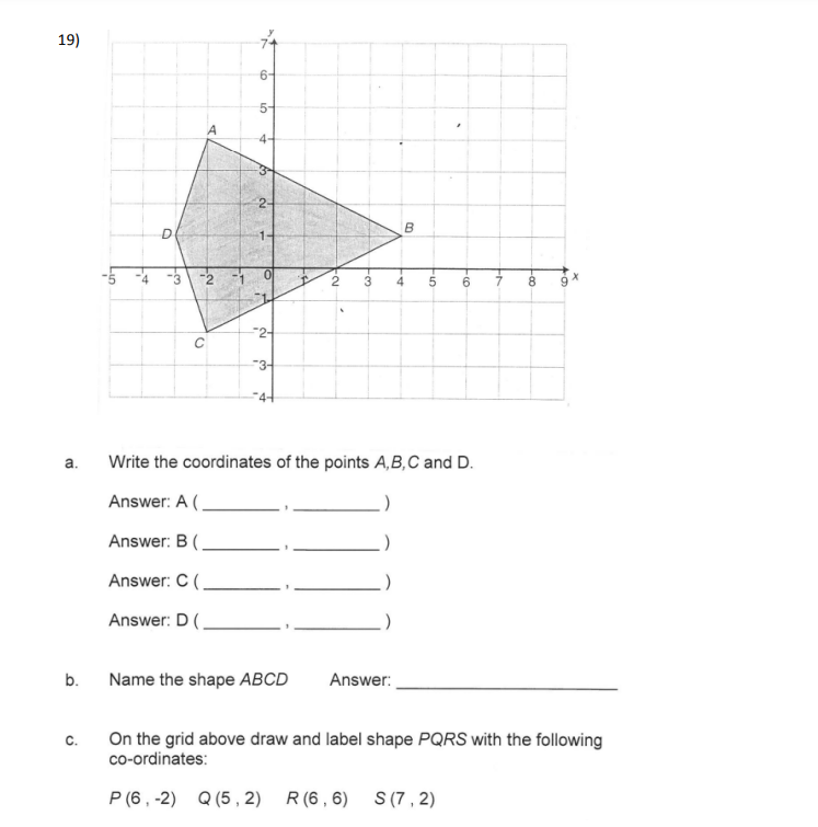 昆斯伍德学校Queenswood School year7数学入学考试题库