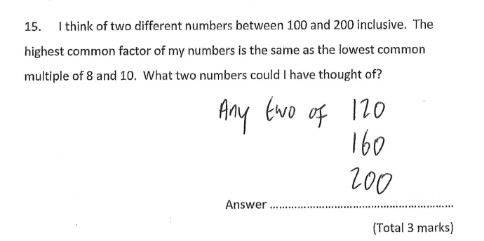 切格威尔中学Chigwell School 11+数学入学考试