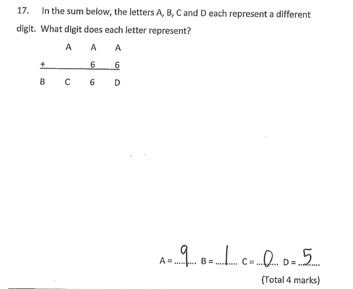 切格威尔中学Chigwell School 11+数学入学考试