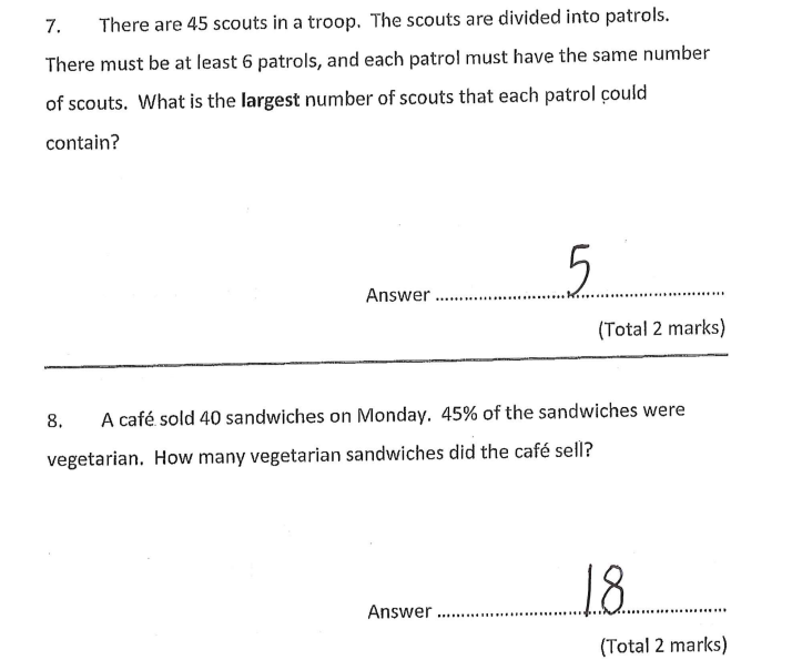 切格威尔中学Chigwell School 11+数学入学考试