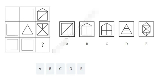 UKiset考试图形推理真题